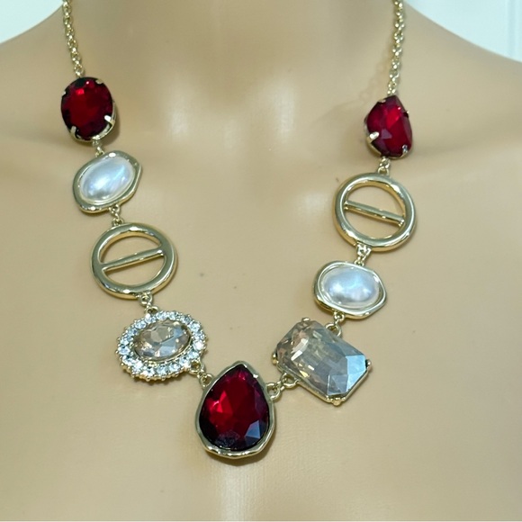 New Natasha Accessories Collar Statement Necklace - Picture 6 of 6